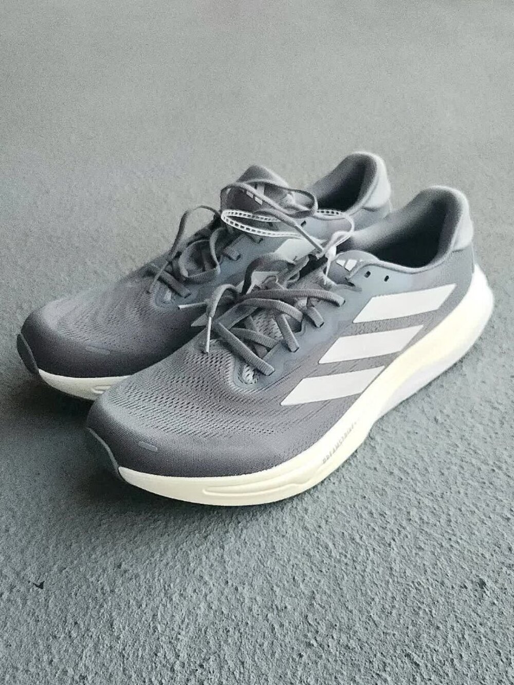 Adidas Supernova Solution 2 Running Mens Grey Sneakers Athletic Shoes JQ2513